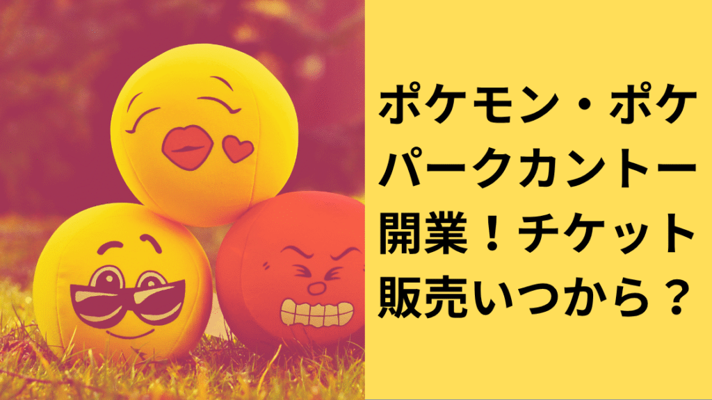 ポケパークカントー　チケットいつから