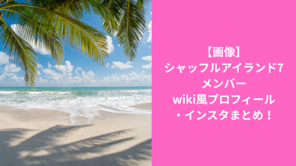 シャッフルアイランド7メンバー